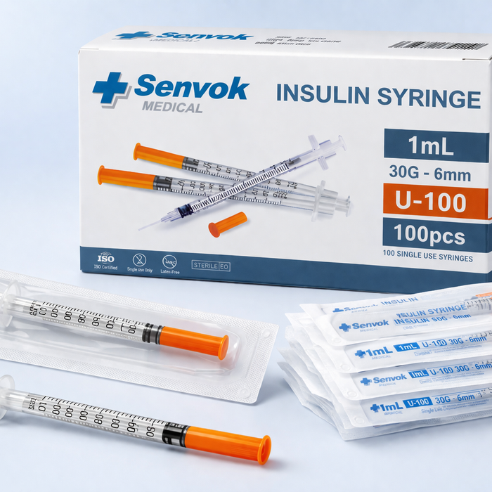 Senvok Insulin Syringes: Trusted Quality & OEM Customization