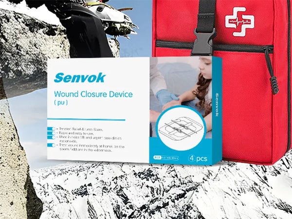 Senvok Wound Closure Device Without Sutures(PU 2 Straps)