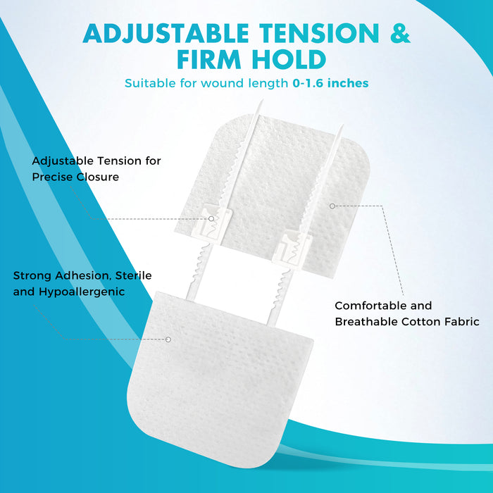 Closure Strap Senvok Wound Closure Device(Cotton 2 Straps)
