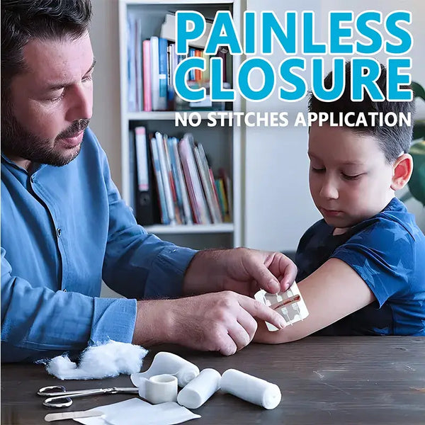 Senvok Wound Closure Zip Stitch Suture PU Butterfly Bandaids