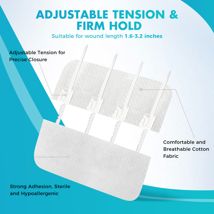 Senvok Wound Closure Device(Cotton 4 Straps)