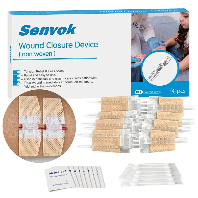 Senvok Zip Stitch Sutures Wound Closures Butterfly Bandages
