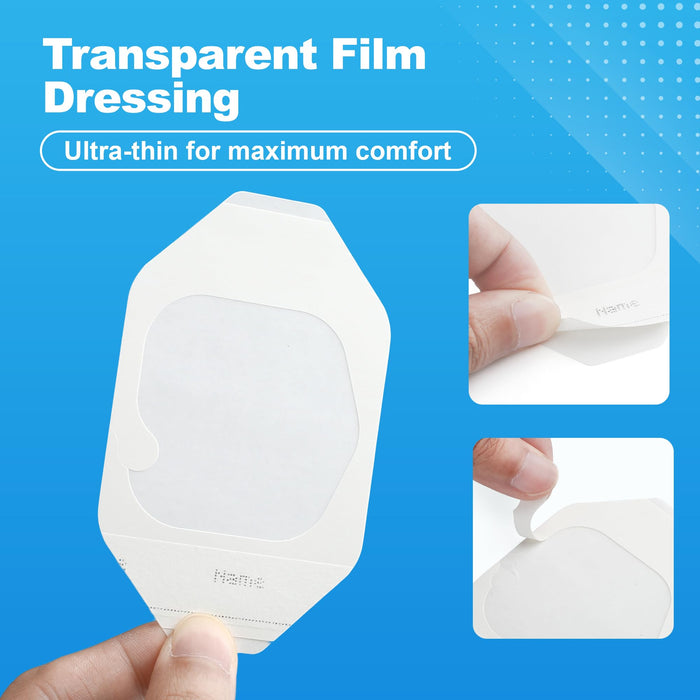 Senvok Transparent Film Dressing(10cm x 12cm,50 Pack)