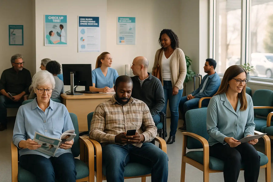 Waiting‑Area Choking Response Station